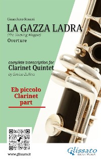 Cover Eb piccolo Clarinet part of "La Gazza Ladra" overture for Clarinet Quintet