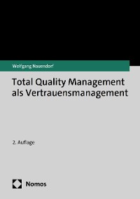 Cover Total Quality Management als Vertrauensmanagement