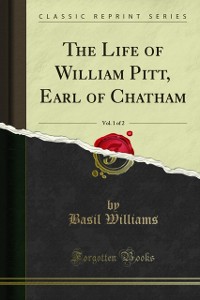 Cover Life of William Pitt, Earl of Chatham