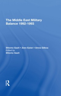 Cover Middle East Military Balance 19921993