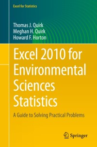 Cover Excel 2010 for Environmental Sciences Statistics