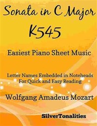 Cover Sonata in C Major K545 1st Mvt Easiest Piano Sheet Music