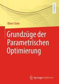 Cover Grundzüge der Parametrischen Optimierung