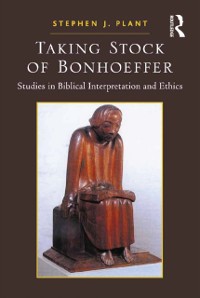 Cover Taking Stock of Bonhoeffer