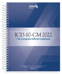 Cover ICD-10-CM 2022 The Complete Official Codebook with guidelines
