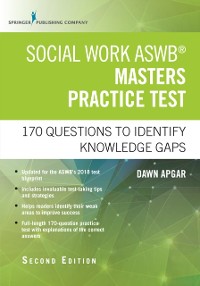 Cover Social Work ASWB Masters Practice Test, Second Edition