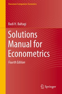 Cover Solutions Manual for Econometrics