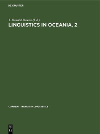 Cover Linguistics in Oceania, 2