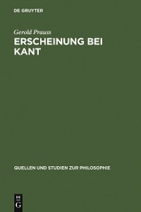 Cover Erscheinung bei Kant