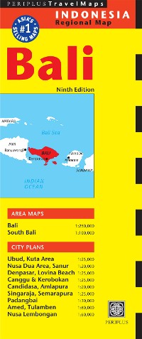 Cover Bali Travel Map Ninth Edition