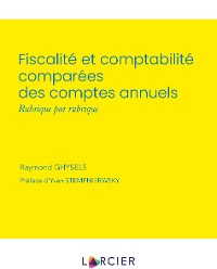 Cover Fiscalité et comptabilité comparées des comptes annuels