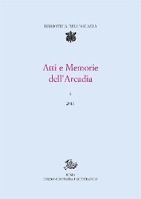 Cover Atti e Memorie dell’Arcadia, 6