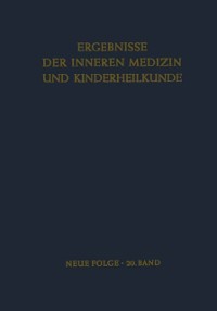 Cover Ergebnisse der Inneren Medizin und Kinderheilkunde