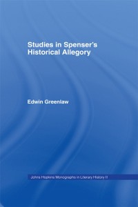 Cover Studies in Spenser''s Historical Allegory
