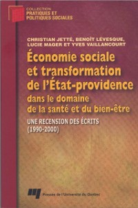 Cover Economie sociale et transformation de l'Etat-providence dans le domaine de la sante et du bien-etre