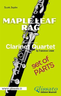 Cover Maple Leaf Rag - Clarinet Quartet - Parts