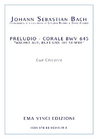 Cover J. S. Bach - Preludio corale BWV 645 “wachet auf, ruft uns die stimme”