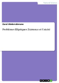 Cover Problèmes Elliptiques. Existence et Unicité