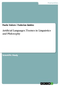 Cover Artificial Languages. Themes in Linguistics and Philosophy