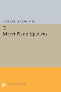 Cover T. Macci Plauti-Epidicus