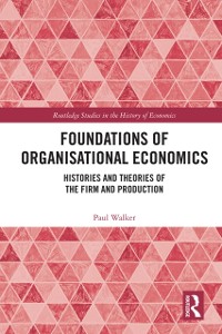 Cover Foundations of Organisational Economics
