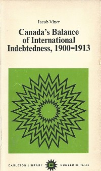 Cover Canada's Balance of International Indebtedness, 1900-1913