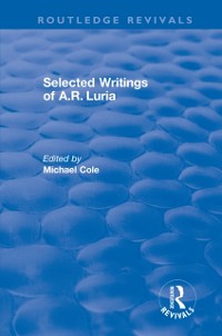 Cover Selected Writings of A.R. Luria