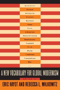 Cover A New Vocabulary for Global Modernism