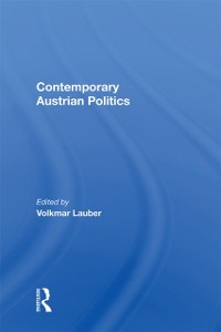 Cover Contemporary Austrian Politics