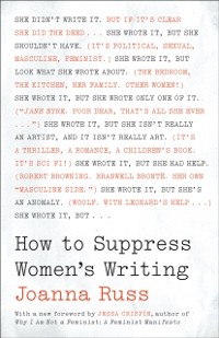 Cover How to Suppress Women's Writing