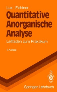 Cover Quantitative Anorganische Analyse