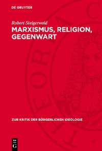 Cover Marxismus, Religion, Gegenwart