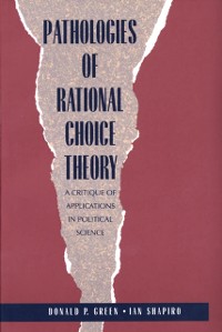 Cover Pathologies of Rational Choice Theory