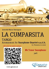 Cover Bb Tenor Sax part of "La Cumparsita" for Saxophone Quartet