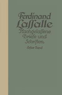 Cover Briefe von und an Lassalle bis 1848