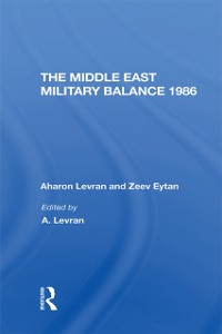 Cover Middle East Military Balance 1986