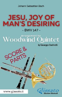 Cover Jesu, joy of man's desiring - Woodwind Quintet - Parts & Score