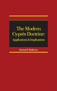 Cover The Modern Cy-près Doctrine