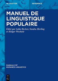 Cover Manuel de linguistique populaire