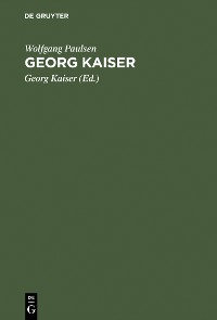 Cover Georg Kaiser