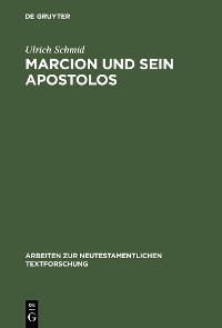 Cover Marcion und sein Apostolos