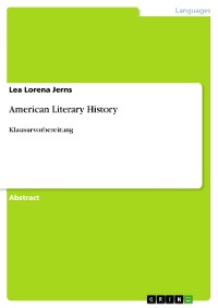 Cover American Literary History