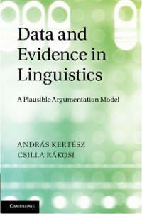 Cover Data and Evidence in Linguistics