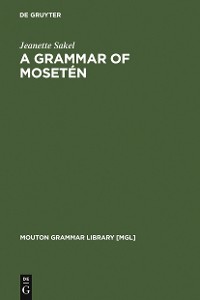 Cover A Grammar of Mosetén