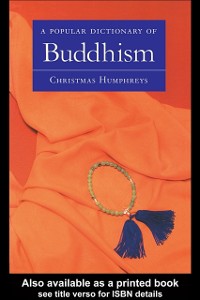 Cover Popular Dictionary of Buddhism