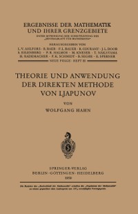 Cover Theorie und Anwendung der direkten Methode von Ljapunov
