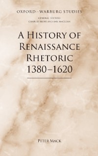 Cover History of Renaissance Rhetoric 1380-1620