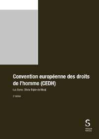 Cover Convention européenne des droits de l'homme (CEDH)