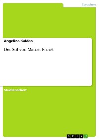 Cover Der Stil von Marcel Proust