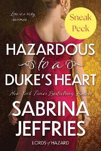 Cover Hazardous to a Duke’s Heart: Sneak Peek